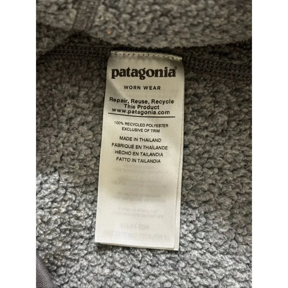 Patagonia Better Sweater 1/4-Zip Fleece grey stonewash men’s XS